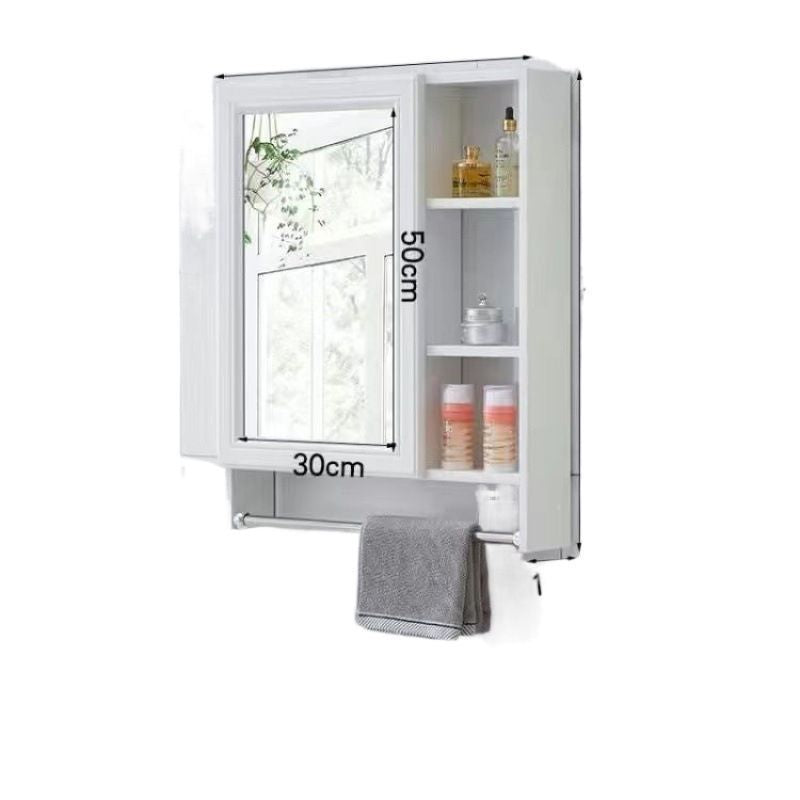 Bathroom Mirror Bathroom Wall-mounted Shelf Mirror Cabinet Bathroom Mirror Cabinet Bathroom Dressing Mirror Wall Mirror Box