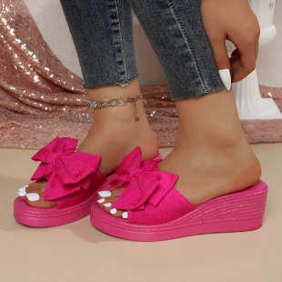 summer new arrival: plus-size wedge heel slippers for women (sizes 35-43). wholesale available. dropshipping for  &