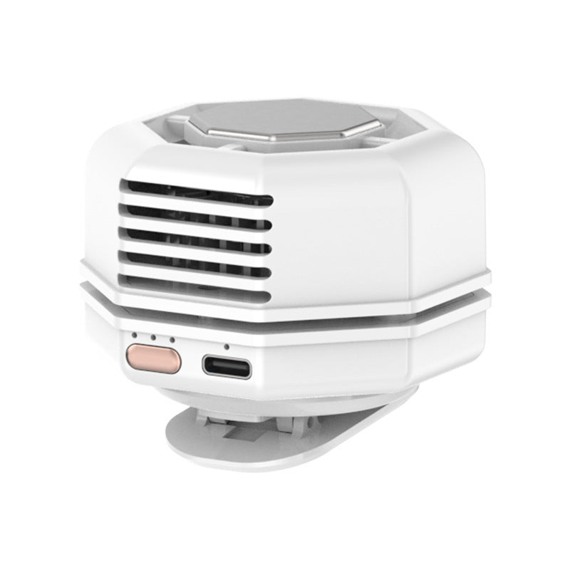 26 cross-border new portable fan semiconductor cold compress desktop stand light sound outdoor high wind handheld small fan