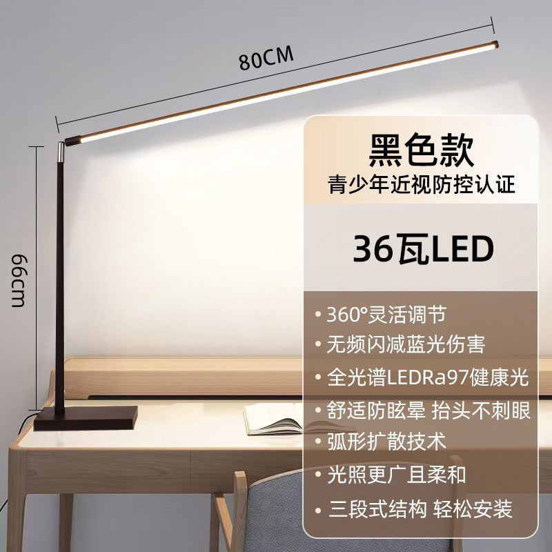 Led desk lamp - eye protection, reading light, study & work lamp - ideal for homework, students, kids, dorm rooms - full spectrum lighting