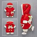 Newborn baby winter chinese style outfit - thickened new year's outfit for boys and girls - festive first birthday warm romper - trendy crawling suit