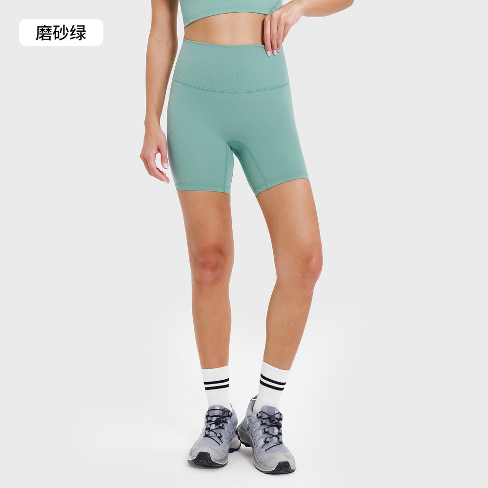 Super factory, high quality, can be customized with drawings and samples, oem hot labeling, one-stop processing and customization of yoga shorts