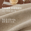 New arrival maillard medieval style herringbone chenille cashmere blackout curtains living room bedroom classy keqiao curtain fabric