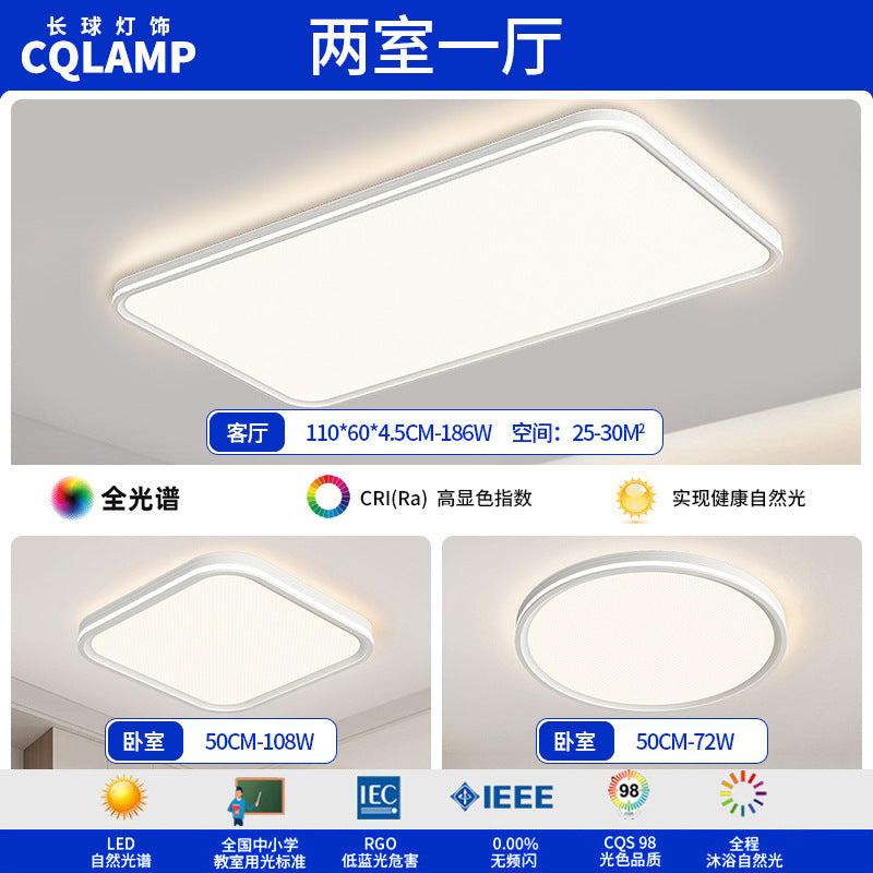 Living room ceiling light led highlight advanced sense simple and minimalist main light Zhongshan home improvement lighting package whole house combination