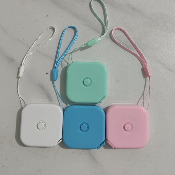 Mini small tape measure Multifunctional square portable tape measure Measurement circumference Bust circumference Waist circumference Soft ruler Measuring clothing ruler Wholesale