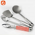 supply of stainless steel pots and pans, 18-piece set, thickened non-stick flat-bottomed frying pan, milk pot, soup pot set combination
