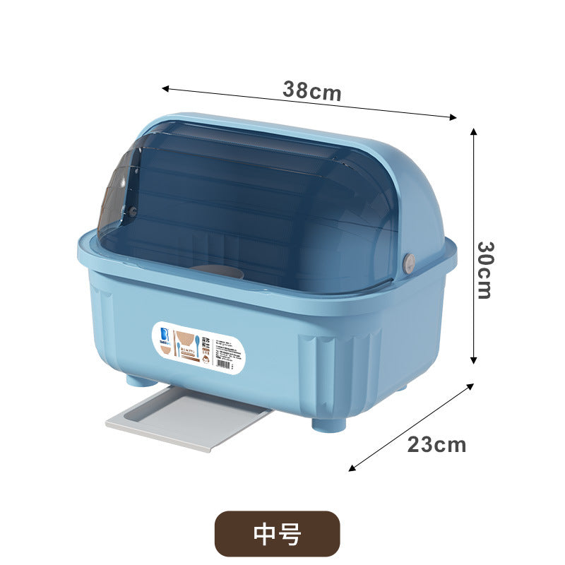 Put the dishes, tableware storage box, bowl box, tableware, kitchen drain rack, dish storage, cupboard rack, drain bowl rack.