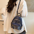 New arrival chinese style floral embroider mini backpack easiest for matchstereo travel classy backpack retroelegant women's bag
