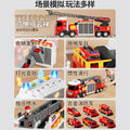 New multi-functional rescue fire truck ride-on car - realistic alloy model - toy for boys and girls - birthday gift