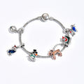 christmas bracelet for women, niche design, minimalist style, snowman, reindeer, santa claus pendant jewelry wholesale