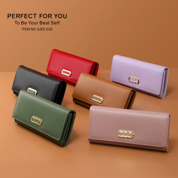 Perfect for you, the new women's wallet, long simple PU high-end change bag, 30% off clutch bag.