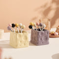 Cheese and fruit fork jar suitfor homeclassy good stuff exquisite afternoon tea dessert fork spoon ceramic handle fruit spoon
