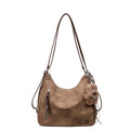 retro large capacity bag women's 2025 autumn/winter new casual shoulder bag crossbody bag fashionable versatile backpack