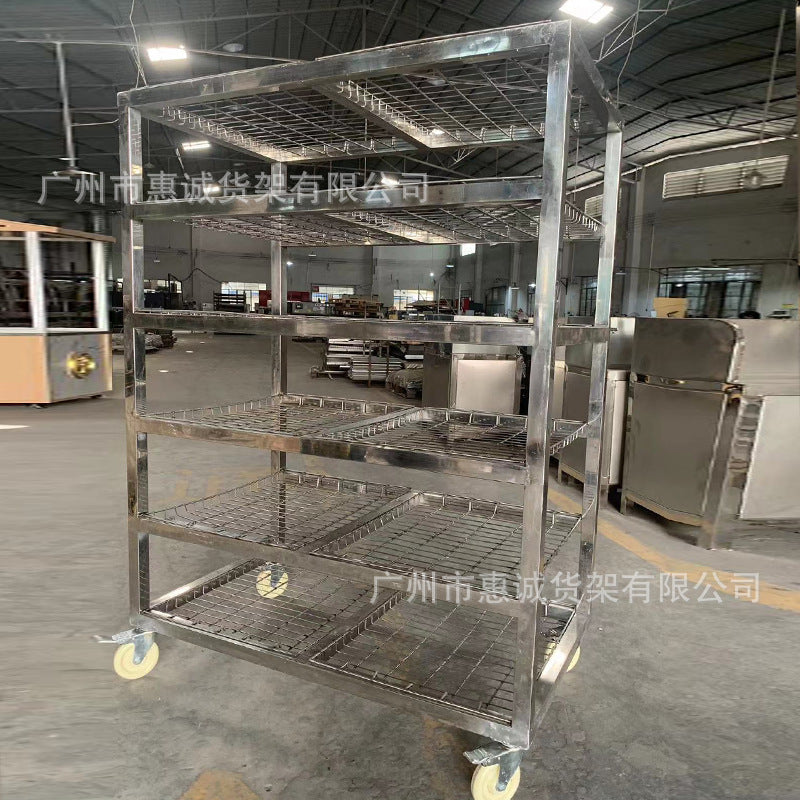 Slaughterhouse Split Workshop Central Kitchen Stainless Steel Shelf Shelf 304 Stainless Steel Shoe Rack Display Rack