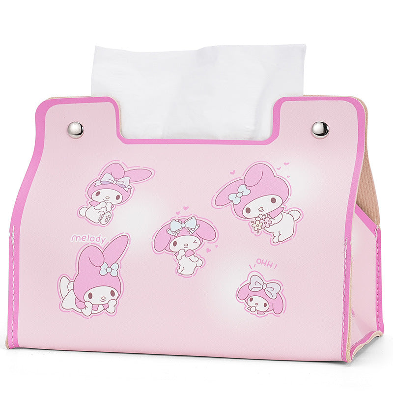 Cute cartoon tissue box household car universal pumping box living room dining room bathroom kitchen waterproof pumping box