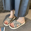 Thick soleclassy slippers for women summeroutwear2026new arrival with skirtfashion fairy stepping on shit one-line slippers for women