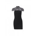 Amazon women's spring  new fashion design lace trim shawl bandeau bodycon dress