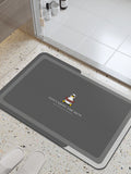 Distribute diatom mud absorbent mat bathroom floor mat toilet bathroom door step foot bath non-slipfor home