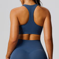 cloud-sensing i-shaped sports vest for women, push-up bubble wrap yoga bra, outdoor running, high-intensity sports intimates