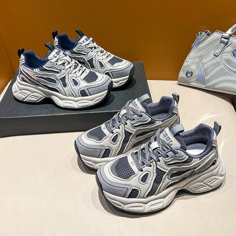 Thick solepetiteseasiest for match dad shoes 2026new arrivalspring & fall stylebest selling soft bottom non-tiring feet sports women's shoes