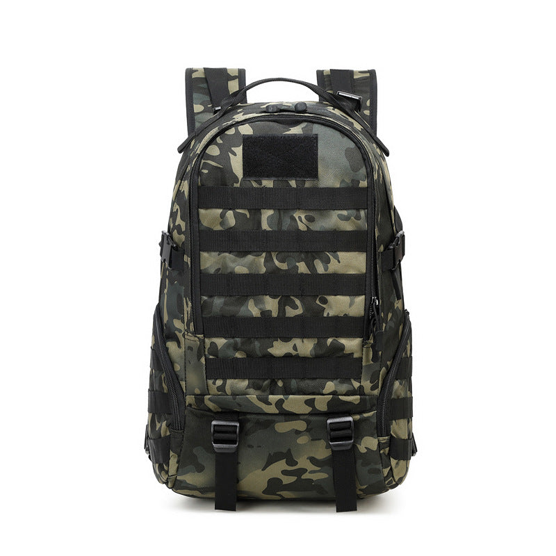 Outdoor sports and leisure backpack Large capacity camouflage tactical backpack Multifunctional mountaineering bag Anti-splashing school bag