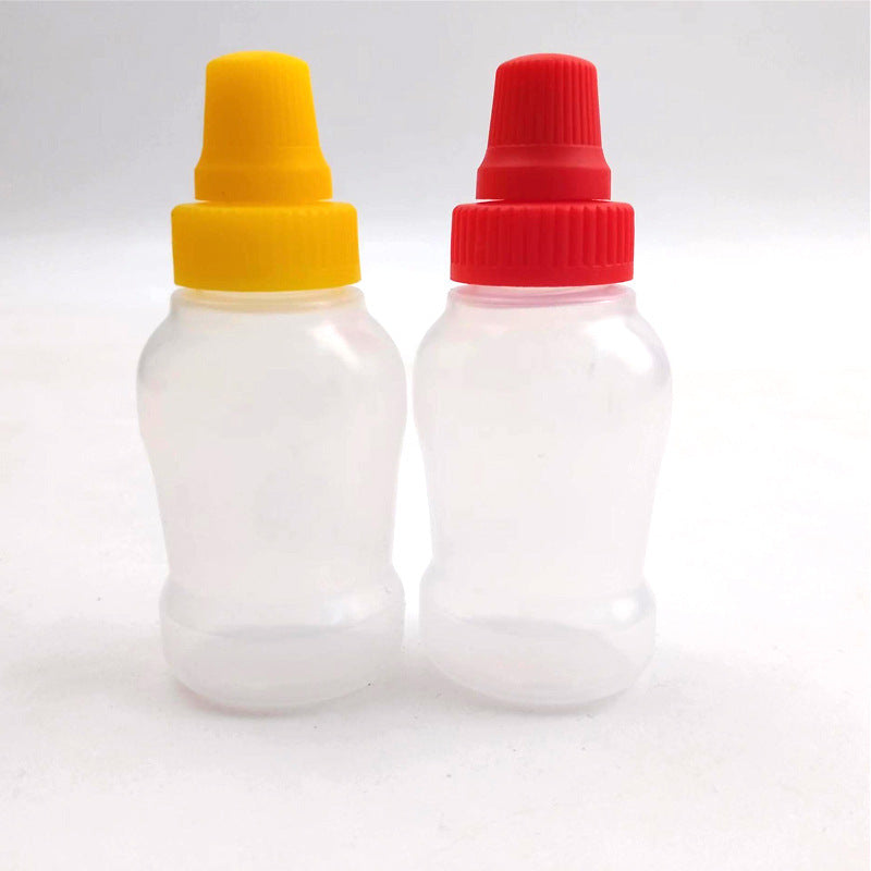 Mini sauce bottle plastic squeeze sauce bottle japanese style squeeze condiment bottle food grade portable soy sauce bottle cross-border