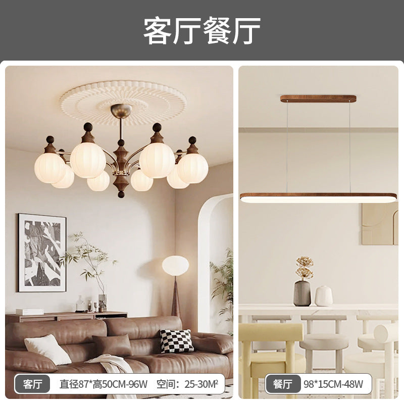 French medieval style living room chandelier main light retro 2025 new new Chinese cloud lighting high-end lighting