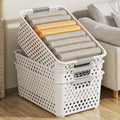 Plastic storage baskets desktop organizer household storage box snack toy storage basket multiple set