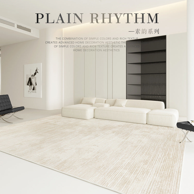 Carpet living room bedroom bedside blanket classyaccessible luxury cream style ins room sofa coffee table for home full floor mat
