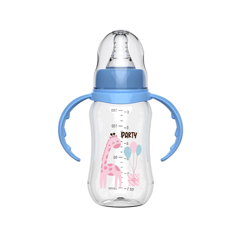 English boxed baby bottle baby bottle children's pp bottle standard diameter bottle drop-resistant and anti-flatulence bottle