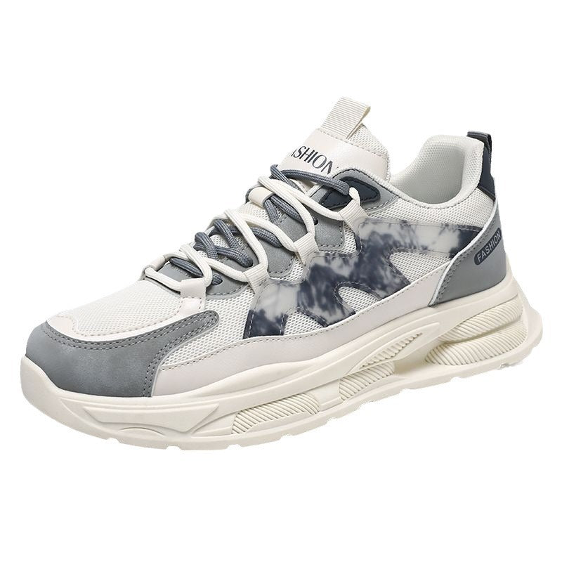 Men's winter breathable 2025 new mesh athletic casual shoes - versatile chunky sole dad shoes - trendy ins style