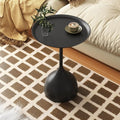 Casual side table small apartment iron art small round table cream style sofa side small coffee table bedside iron art coffee table corner table