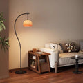 French retro crescent glass bauhaus floor lamp - luxurious artistic living room zen-inspired vintage floor lamp