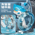 new shark electric water gun for boys and girls - kids' toy water blaster for summer fun - fully automatic continuous fire water gun