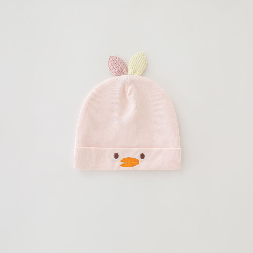 Newborn baby double-layer beanie - cute, warm, and soft - premium quality infant hat for autumn and winter