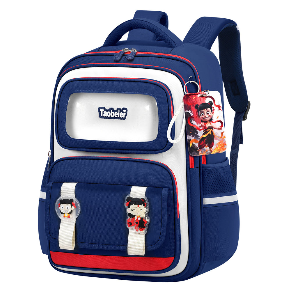 New capybara elementary school backpack - grades 1-6, spine-protecting, weight-reducing backpack for boys and girls, wholesale