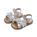 Vancahao  new girls' sandals - korean style rhinestone bow princess sandals for toddlers and little girls, perfect for the beach