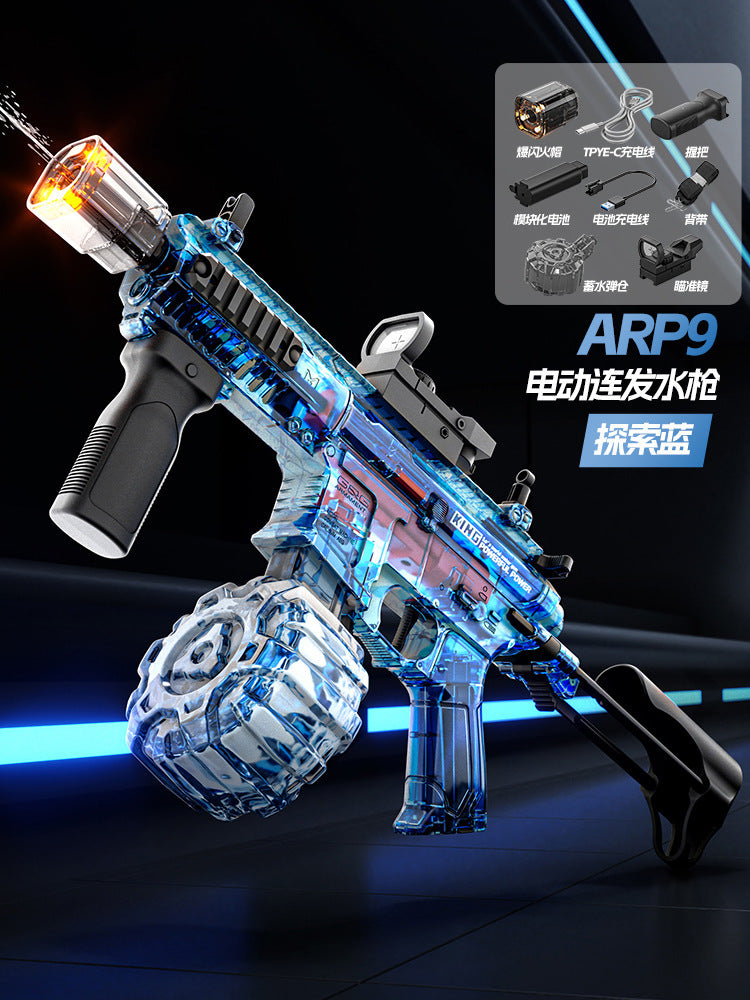 new arrival victor electric burst water gun automatic water absorption manual automatic linkage reloading large capacity water gun