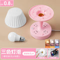 Integrated desk lamp & nightstand light - led bedside lamp for study, bedroom, baby feeding, eye protection, and sleep