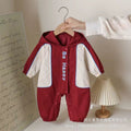 Spring & fall outwear outwear jumpsuit fleece-lined baby jacket super cute romper for men and women baby outwear clothes trendy