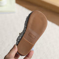 Custom girls' shoes: fairy-tale style, minimalist mary janes, spring/summer new arrivals, soft sole, hollow-out design, fashionable princess sandals