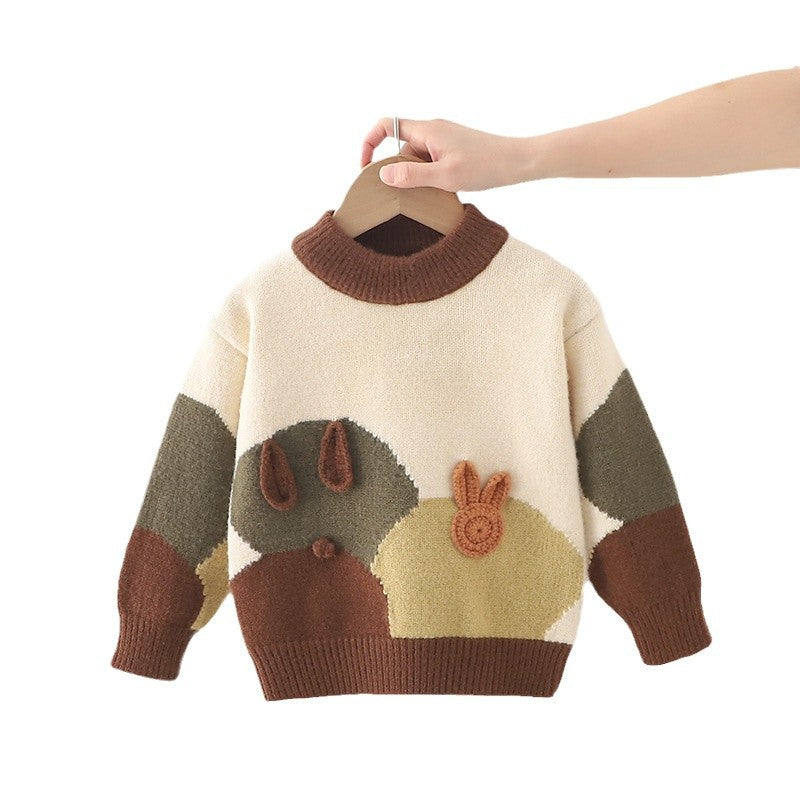 Kids' winter sweater: new fleece-lined, extra thick knit for boys and girls
