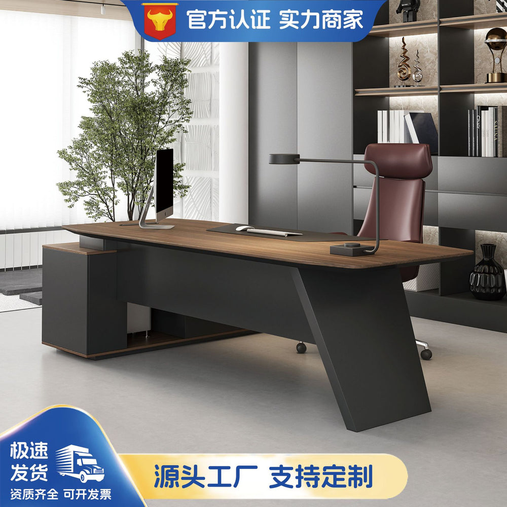 Boss desk office desk executive desk office furniture table and chair combination accessible luxuryclassy modern casual1 workstation