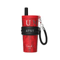 Snake comes and turns accessible luxury high-value convenient 316 stainless steel thermos cup large capacity straw cup for home water cup