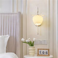 Rattan flower wall lamp nordic french cream lamp bright daily hook light aisle decorative wall lamp