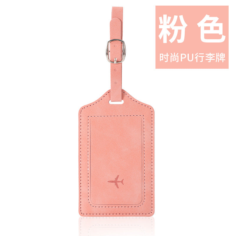 Spot card package  wholesale  RFID anti-magnetic travel PU passport clip luggage tag set passport storage