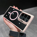 Suitable for samsung s26ultra magnetic phone case metal invisible u1 bracket s24fe transparent magnetic protective case
