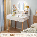 Modern minimalist vanity table - bedroom, small apartment, master bedroom - new light luxury style, trendy storage cabinet, all-in-one desk, makeup table