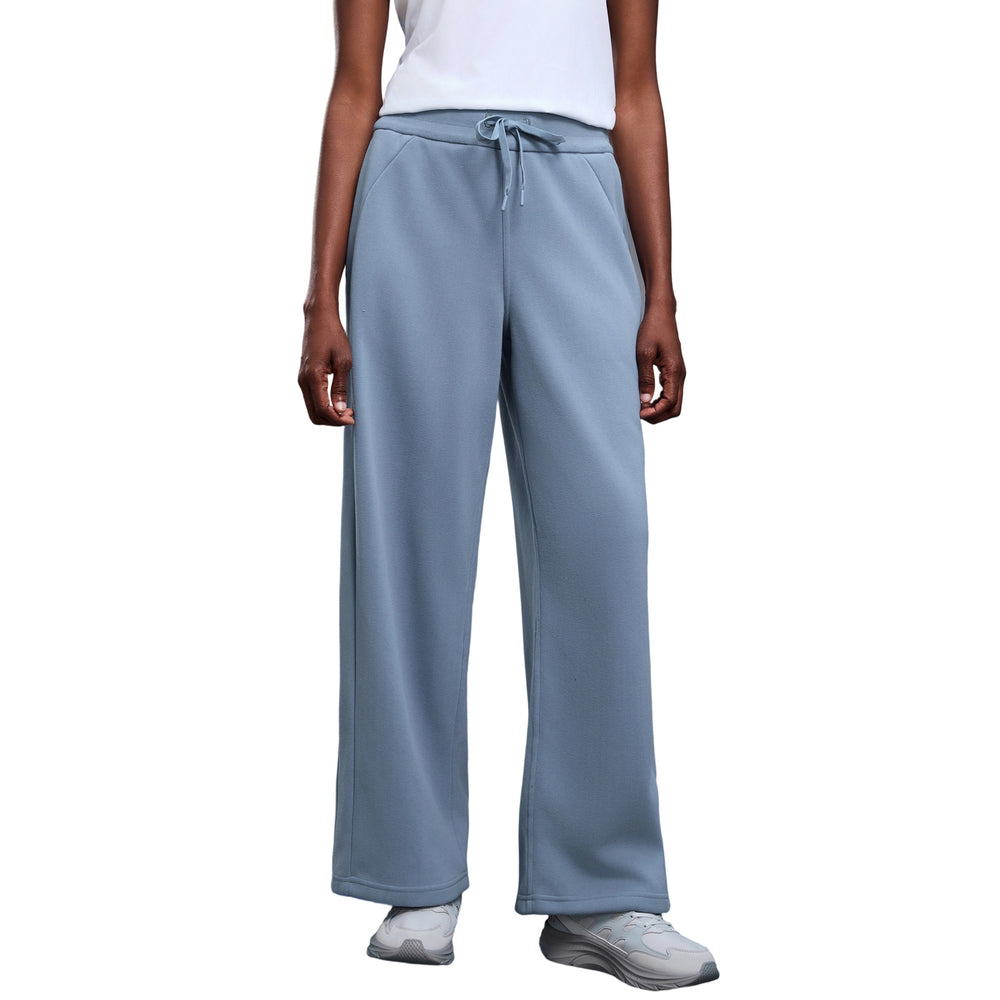 Women's fall/winter fleece-lined thickened straight-leg wide-leg pants - loose fit, warm, slimming, casual, and athletic long pants d25133