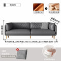 High-grade gray microfiber leather [high density and high resilience]
